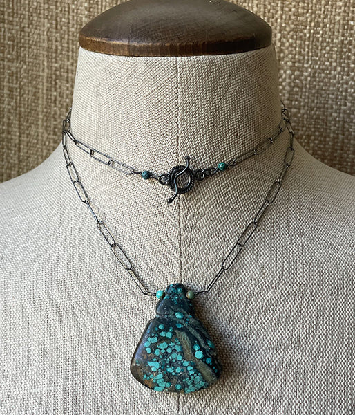 Dappled Turquoise Necklace