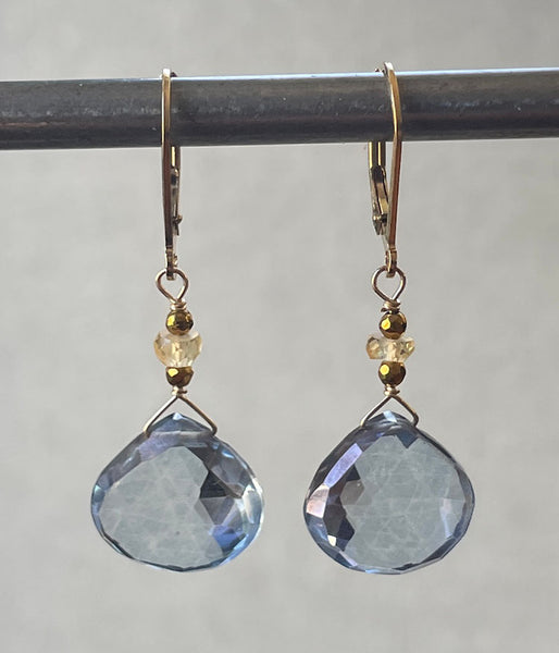 Large Quartz Earrings