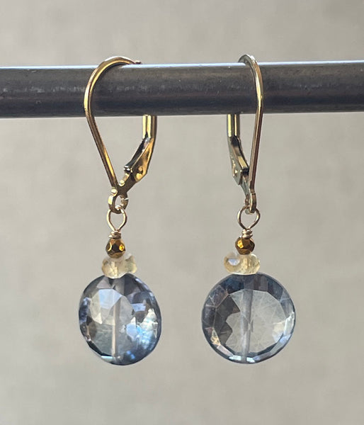 Peace Coin Earrings