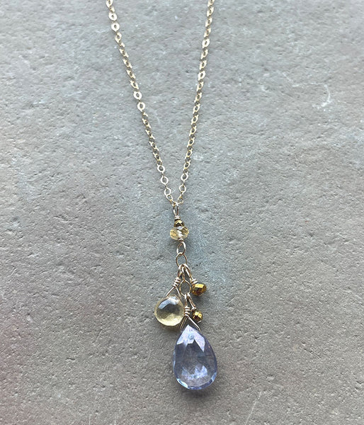 Sunny Day Cluster Necklace