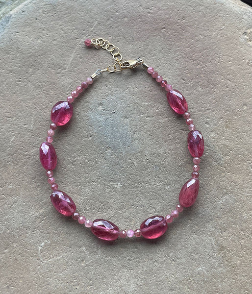 Pink Sapphire Nugget Bracelet