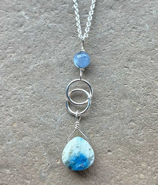 K2 Jasper Infinity Necklace