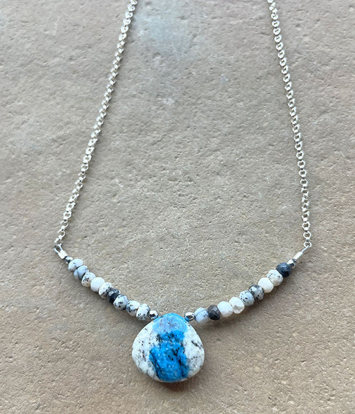 Embracing the Blue Necklace