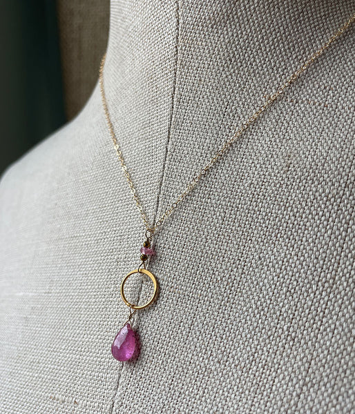 Desert Sunset Circle Necklace
