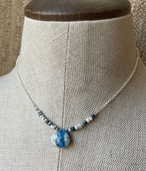 Embracing the Blue Necklace