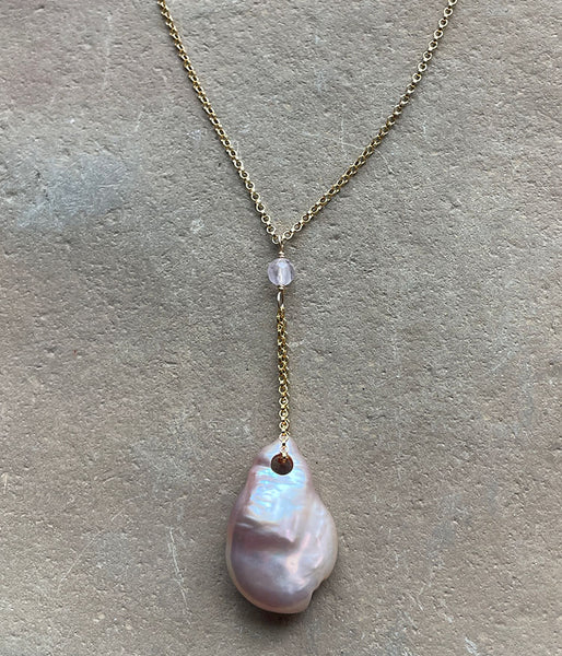Organic Blush Pearl Drop