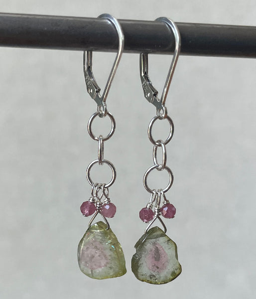 Pastel Tourmaline Drop Earrings