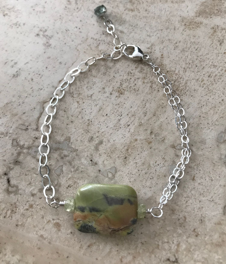 Rectangular Jade Bracelet