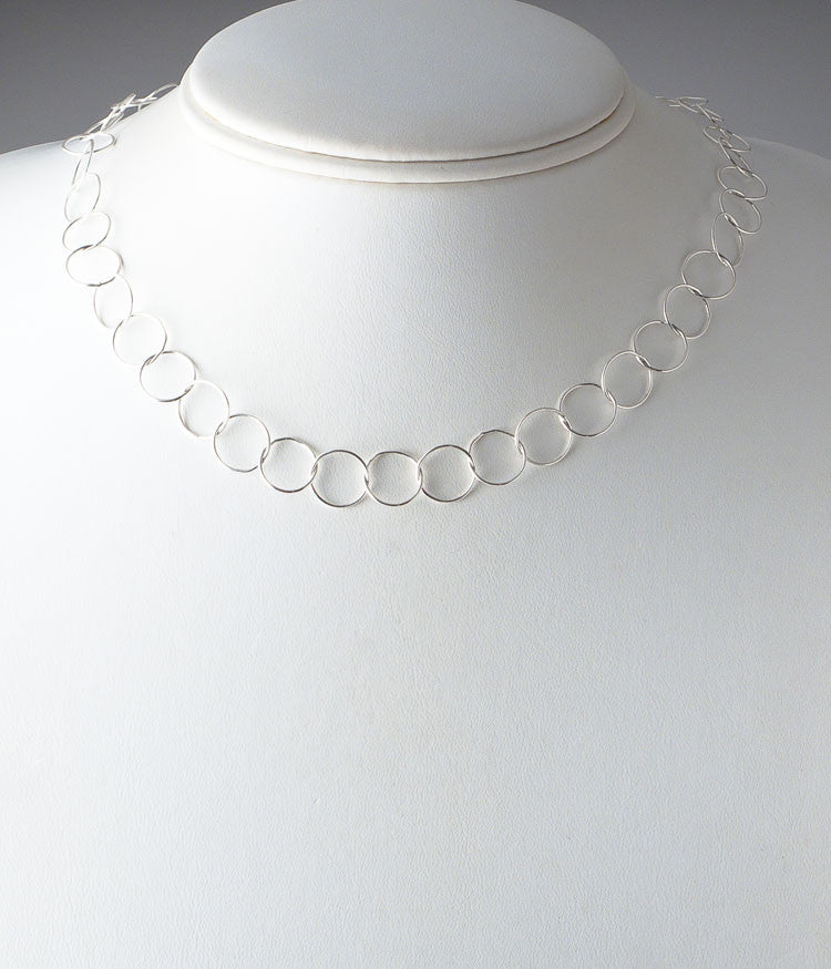 20" Fine Circles (sterling silver)