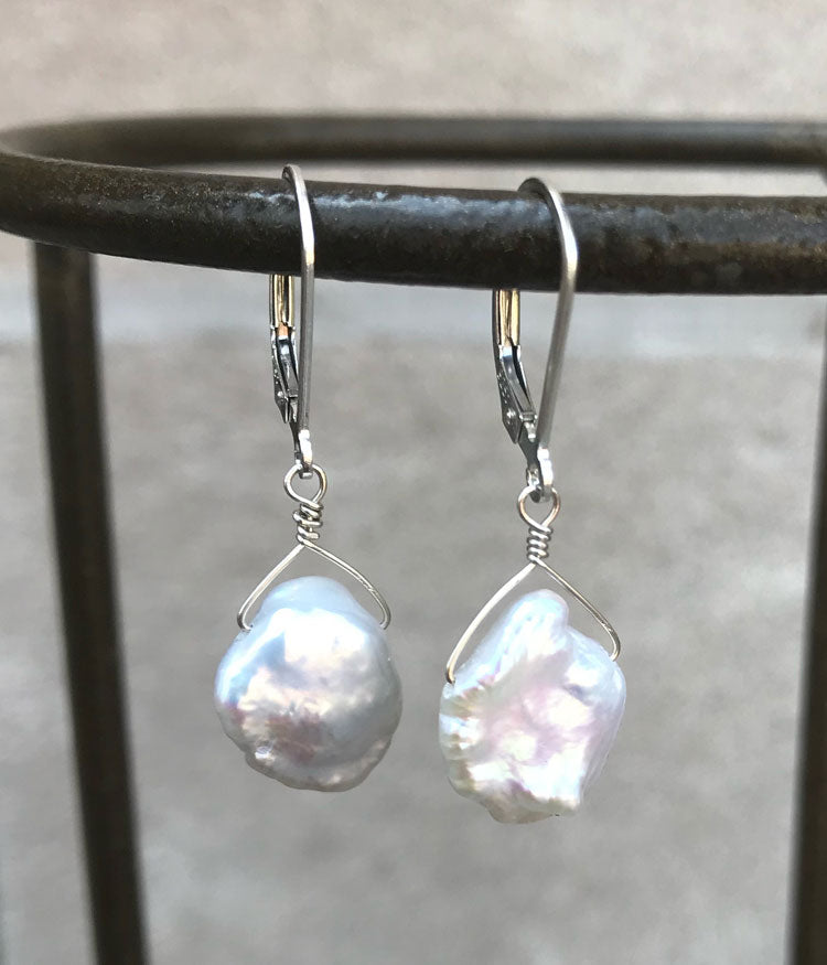 Keishi Pearl Earrings