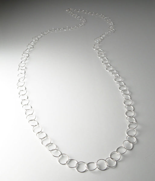 40" Fine Circles (sterling silver)