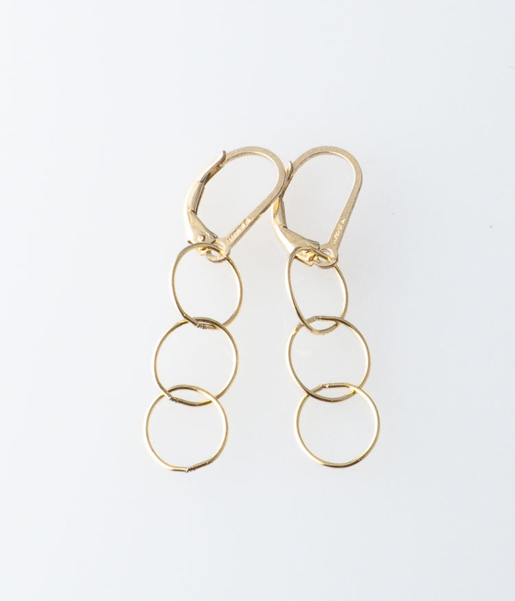 Fine Circles Earrings (gold-filled)